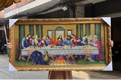 KHUNG TRANH THÊU GỖ VÀNG 1216