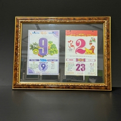 KHUNG KỶ NIỆM NỀN ĐEN 252BR