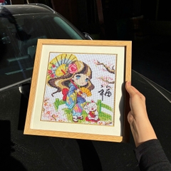 KHUNG VIỀN BO GIẤY XINH XẮN F1GN01