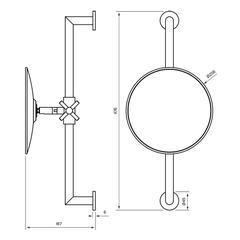 TA816 VANITY MIRROR