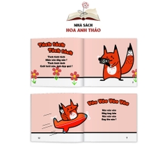 Sách Ehon Nhật Bản Điều kỳ diệu của âm thanh chơi cùng Cáo Ken
