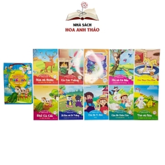 Sách Truyện tranh thiếu nhi song ngữ Việt Anh chọn lọc cho bé (bộ 10 quyển)