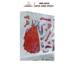 Sách Dán Hình Sáng Tạo Trang Phục Công Chúa Cho Bé Gái
