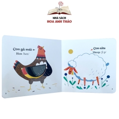 Sách - Đục trổ thông minh Những từ vựng đầu đời của bé song ngữ Việt Anh cho bé dưới 6 tuổi