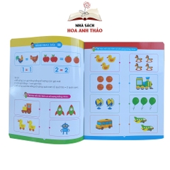 Sách - Làm toán không sợ sai Wipe clean viết xóa được Việt Hà Tặng kèm 2 bút (Bộ 4 quyển)