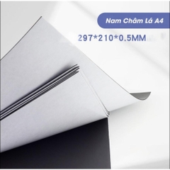 Nam Châm Lá A4 Có Decal Keo Dán