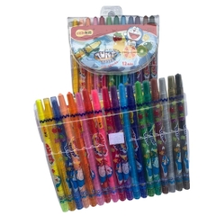 Bút sáp vặn (xoay) ColorKit 12 màu TCR-C04/DO