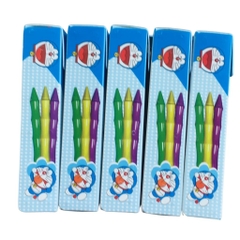 Bút sáp nhựa Doraemon 12 màu Colokit PCR-02/Do