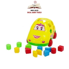 Đồ chơi Antona ô tô thả hình dạng hộp cho bé phát triển tư duy