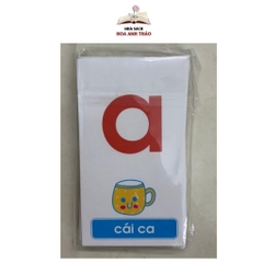 Bộ Thẻ Chữ Cái Chữ Ghép - Bé Học Toán Việt Hà