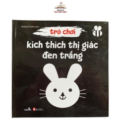 Sách - Trò chơi kích thích thị giác dành cho bé 0-3 tuổi, chất liệu giấy chống thấm nước,