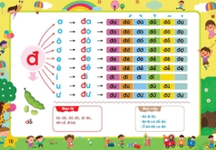 Combo 3 quyển Tập Đánh Vần Tiếng Việt Phiên Bản Tương Tác, Bé khởi Đầu Tập Viết và Bé Chinh Phục Toán Học combo 3 cuốn kèm thẻ