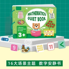 Học Liệu Bóc Dán Toán Học Thông Minh Đầu Đời Cho Bé Mathetics Quiet Book