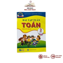 Sách - Combo Bài Tập Tuần và Đề Kiểm Tra Toán và Tiếng Việt 2 - Chân trời sáng tạo - Học Kì 1