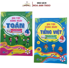 Sách - Bài Tập Hằng Ngày Toán Và Tiếng Việt Lớp 4 Tập 2 Cánh Diều.