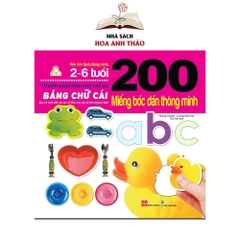 Sách 200 Miếng bóc dán thông minh cho trẻ 26 tuổi
