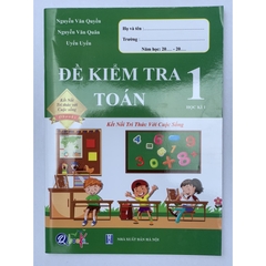 Sách - Bài tập tuần và Đề kiểm tra toán và tiếng việt lớp 1 học kỳ 1 Kết nối tri thức với cuộc sống