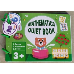 Học Liệu Bóc Dán Toán Học Thông Minh Đầu Đời Cho Bé Mathetics Quiet Book