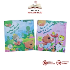 Sách - Cùng bé học cùng bé chơi: Câu chuyện về Gấu Mi Mi (2 quyển)