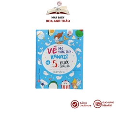 Sách Vẽ theo phong cách kawaii với 5 bước đơn giản dành cho trẻ từ 3 tuổi trở lên