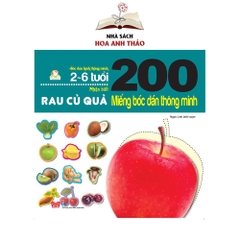 Sách 200 Miếng bóc dán thông minh cho trẻ 26 tuổi
