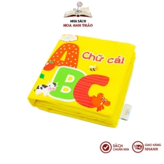 Sách vải Lalala baby, kích thích đa giác quan: My very first book, kích thước 15x15cm 12 trang