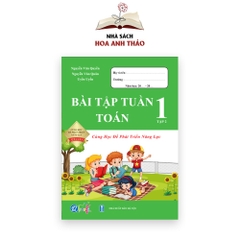Sách - Bài tập tuần toán và tiếng việt lớp 1 học kỳ 2 Cùng phát triển năng lực