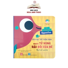 Sách - Đục trổ thông minh Những từ vựng đầu đời của bé song ngữ Việt Anh cho bé dưới 6 tuổi