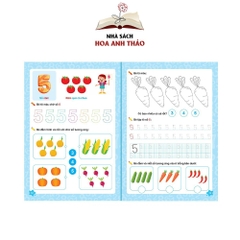 Sách Bé chinh phục Toán học dành cho trẻ 4 - 6 tuổi
