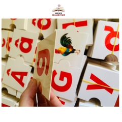 Thẻ học thông minh - Bộ chữ cái ghép hình, ghép vần tiếng việt