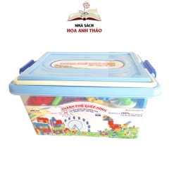 Đồ chơi Antona lắp ghép Thành phố ghép hình 318 chi tiết