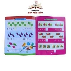 Sách - Làm toán không sợ sai Wipe clean viết xóa được Việt Hà Tặng kèm 2 bút (Bộ 4 quyển)