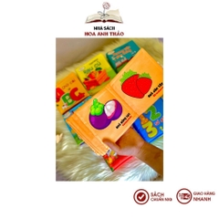 Sách vải Lalala baby, kích thích đa giác quan: My very first book, kích thước 15x15cm 12 trang