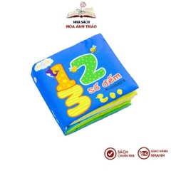 Sách vải Lalala baby, kích thích đa giác quan: My very first book, kích thước 15x15cm 12 trang