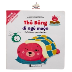 Sách - Bộ Ehon Kĩ Năng Sống Thỏ Bông Song Ngữ Việt Anh Có File Quét Mã QR