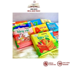 Sách vải Lalala baby, kích thích đa giác quan: My very first book, kích thước 15x15cm 12 trang