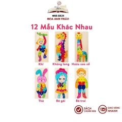 Đồ chơi tranh ghép nối 10 số - ghép tương ứng số 1-10 cho bé