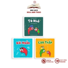 Sách Ehon Nhật Bản Phép so sánh diệu kỳ cho trẻ từ 2 tuổi (Combo 3 cuốn)