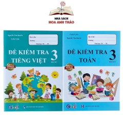 Sách Bài tập tuần và đề kiểm tra Toán và Tiếng Việt lớp 3 học kỳ 1