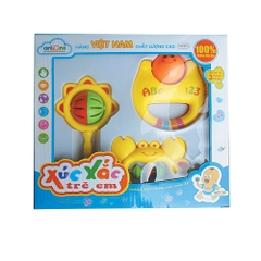 Đồ chơi Hộp 3 chiếc xúc xắc Antona lục lạc