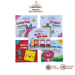 Sách Ehon Song ngữ Việt Anh Cho Bé từ 0 đến 6 tuổi có File nghe quét mã QR