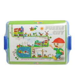 Đồ chơi Antona lắp ghép Thành phố