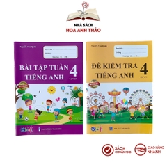 Sách - Bài tập tuần và đề kiểm tra Tiếng Anh 4 học kỳ 1
