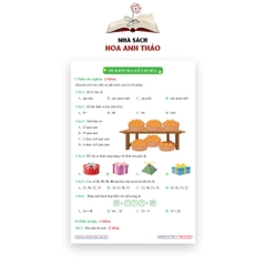 Sách - Đề kiểm tra toán và tiếng việt lớp 1 học kỳ 2 Cùng phát triển năng lực