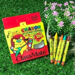 Bút Sáp Màu Siêu Sạch CLASSMATE 12-18-24 Chiếc , Bám Giấy Tốt Cho Bé Tập Tô