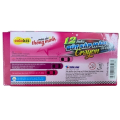 Bút sáp màu Thiên Long CR-C021 ( 24 màu)  và CR-C022 (12 màu)