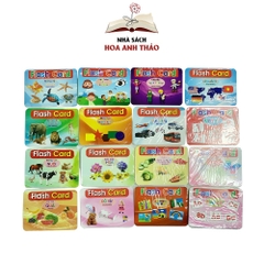 Flashcard Dạy trẻ về thế giới xung quanh Việt Hà song ngữ 19 chủ đề Glenn Doman từ 0-6 tuổi