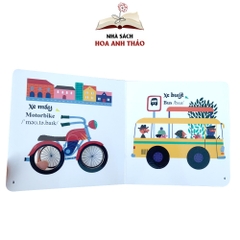 Sách - Đục trổ thông minh Những từ vựng đầu đời của bé song ngữ Việt Anh cho bé dưới 6 tuổi