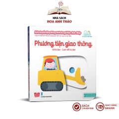 Sách chuyển động tương tác - Đa ngữ Anh Việt Pháp chủ đề Vehicles phương tiện giao thông