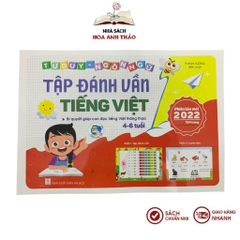 Sách - Tập đánh vần tiếng việt phiên bản mới 2023  cách ghép vần